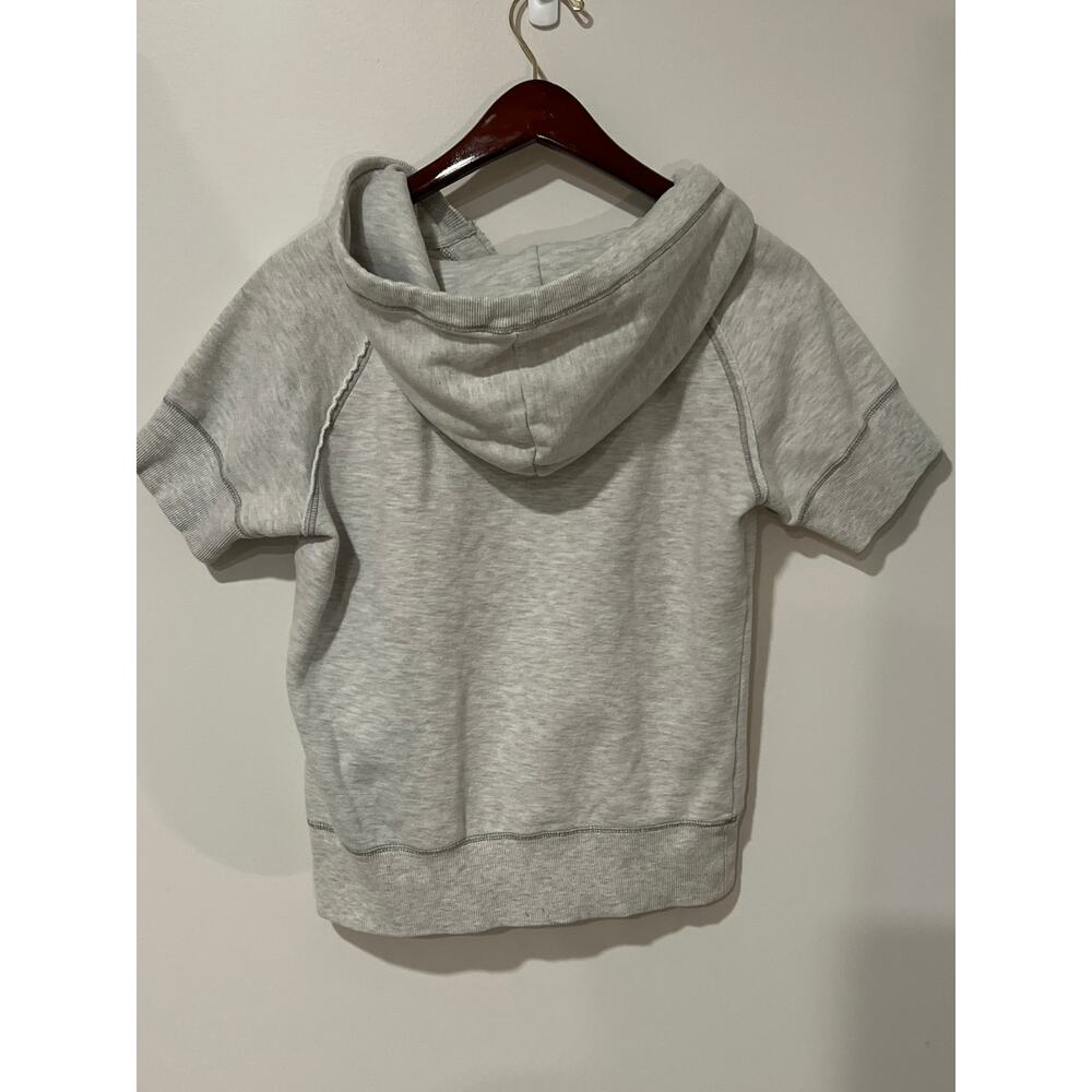 Women's Gray Iowa Hawkeyes Short Sleeve Hoodie, Size Medium, #KB297 - Picture 4 of 4